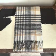 Britânico escocês Edinburgh 100% lã de cordeiro xadrez cachecol masculino feminino outono inverno Commuter All-Match cac