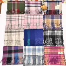 Exportado para o Reino Unido Pedido Escocês Edinburgh 100% Lã Xadrez Cachecol Outono Inverno Feminino JK Xadrez Babador