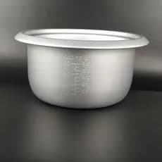 Forro de panela de arroz à moda antiga, hemisfério Universal, alumínio puro, não revestido, branco, não revestido, acess