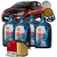 Kit Revisão Troca Oleo 10w40 Citroen C3 1.4 2006 2007 2008 2009 2010 2011 2012 2013 2014.