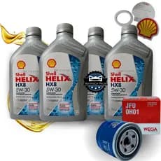 Kit Revisão Troca Óleo 5w30 Shell E Filtro Óleo Creta Elantra HB20 I30 IX35 Tucson Veloster