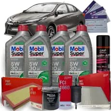 Kit Revisão Troca Oleo 5w30 Yaris 1.5 Xls Xl Plus Xs Connect 2018 2019 2020 2021 2022 2023 2024