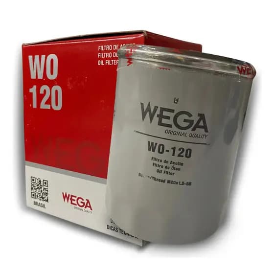 Filtro De Oleo Do Motor Wega Wo120 Blindado Linha Fiat Honda