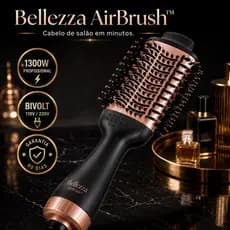 Escova Secadora Profissional Bivolt 1300W Alisadora Modeladora Anti Frizz Efeito Salão 🚀