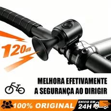 Bicicleta Buzina Eletrônica 120dB à Prova d'Água IPX4 para Bike de Estrada e Montanha