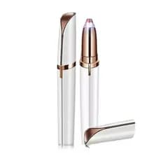 Caneta Aparador Sobrancelha Kapbom Recarregável USB Removedor Pelos Facial LED Sem Dor Portátil