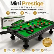 Mesa Mini Bilhar Compacta Transporte Fácil Tacos Inclusos Jogo Game filho Familiar Criança Presente