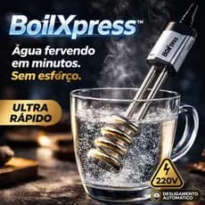 Ebulidor Elétrico 500W 220V Fervedor de Água Rápido Portátil Para Café Chá Miojo Aquecedor Compacto