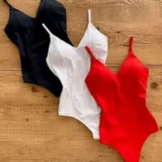 Body Alcinha com Bojo Decote Feminino