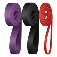 Conjunto de 3 peças de faixa elástica para Pilates, faixa elástica para treinamento muscular