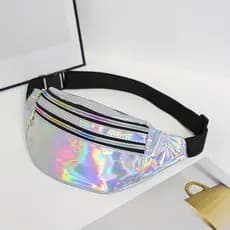Moda Aerocandy Laser cintura saco-cor impermeável PVC lazer ao ar livre e acampamento cintura saco