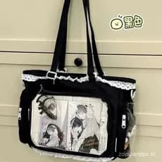 Ballet Menina Grande Apetite Itabag Japonês De Duas Dimensões Ombro Único Crossbody Saco Presente Para Amigos Bolsa Femi