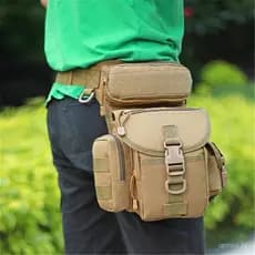 Bolsa Tática Multifuncional Para Pernas , Móvel Cintura Externa , Ciclismo Esportivo E De Pesca