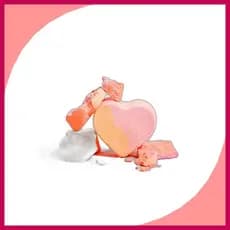 [daiso] Barra De Bolhas De Banho De Coração Tropical Sobia (Frésia) , N/A , 1 Unidade/Coreana/Aroma De Da MCYMA