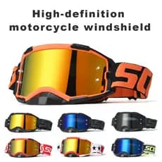 Óculos De Motocross Para Capacete De Motocicleta ATV MX MTB Off-Road À Prova De Vento E Poeira Proteção UV Equitação
