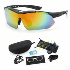 Óculos De Sol Esportivos Polarizados Premium Para Homens E Mulheres – Proteção UV , Ideais Pesca , Corrida Ciclismo