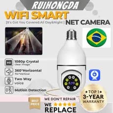 E27 Inteligente WiFi Transparente LED 360 Câmera Panorâmica Sem Fio/Lâmpadas E Lanternas IP/CCTV