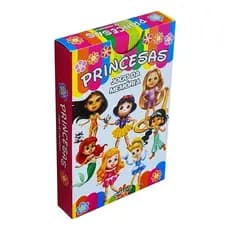 Conjunto de Presentes para Festa - Jogo de Memória - Princesas - 12 Peças YOGB