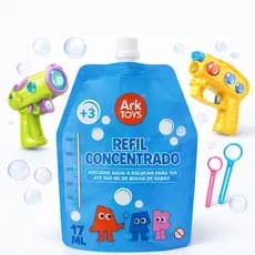 Refil Líquido Bolha Colorida Lança Bolhas Recarregue Frasco Sabão Liquido Original