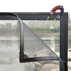 Tela Mosqueteira Magnética Para Janela com Imã Anti Mosquitos Anti-insetos 180x150 Cor Branca