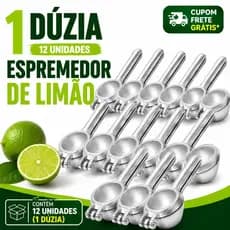 Espremedor De Limão De Alumínio Super Prático Para Casa E Cozinha 17 cm 12 Unidades