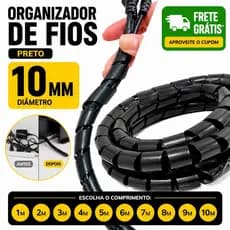 Mantenha A Organização Dos Fios Do Seu Escritório Com O Organizador De Cabos Organizador de Fios