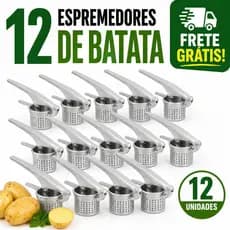 Espremedor Amassador Esmagador de Batatas e legumes Alumínio Fundido injetado