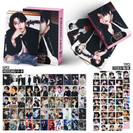 127 peças/caixa Cartões fotográficos Straykids Solo HAN KPOP LOMO LQUU