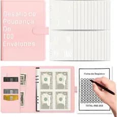 100 Envelope Desafio Fichário Folhas De Despesas Para Orçamento E Economizar Dinheiro Casais