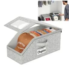 Caixa Para Guardar Chapéus Com Zíper Protetor/guardar roupas Otimização De Espaço