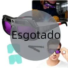 Lente / Óculos De Soldagem Com Escurecimento Automático+10 lentes substituíveis