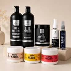 Kit Profissional Crescimento Fortalecimento Capilar 8x1 - Shampoo, condicionador, Óleo, Cronograma capilar e body splash