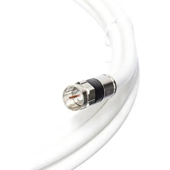 Cabo de Antena RG6 Para TV Digital,TV assinatura c/Conectores 2mts, 4mts, 5mts, 10mts, 12mts, 15mts, 18mts, 20mts