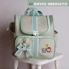 Mochila maternidade para bebê menino e menina 2 em 1 de Luxo, bolsa maternidade(MOCHILA VG)