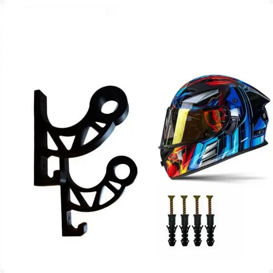 Suportes De Parede Para Pendurar Capacete E Acessórios Moto Bike Organizador Suporte Capacete Parede Resistente Oficina