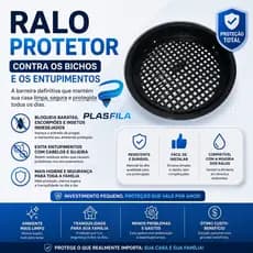 Tela Protetora Anti Insetos Contra Escorpião Dengue Ratos Baratas Para Ralos 10cm Anti Entupimento Banheiro Cozinha Tela
