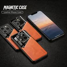 Capa De Couro TPU Para Xiaomi Poco X3 X4 X5 X6 X7 Pro F5 F7 M8Pro C85 C75 C65 C55 Redmi 15C 14C 13C 12C 4G Suporte Magné