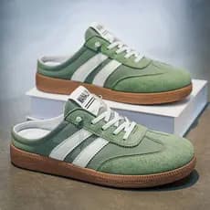 Design De Moda Metade Sapatos Para Homens Chinelos De Verão Tamanho Grande 48 Casuais Masculinos Ao Ar Livre Confortável