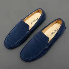 Camurça De Couro Dos Homens Mocassins Nova Moda Sapatos Caminhada Novo Confortável Homem Drive Apartamentos Clássico Est