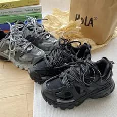 Design De Marca Tênis Para Homem Moda Novos Grossos Masculinos Femininos Pai Sapatos Na Meninas Meninos Esportivos Casua