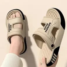 Chinelos Masculinos Verão EVA Plataforma De Sola Macia Slides Sandálias Interior Ao Ar Livre Caminhada Sapatos De Praia