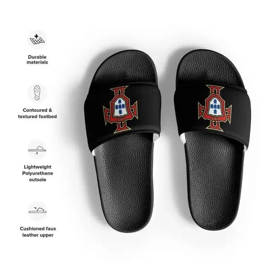 Chinelo Slide Masculino Portugal Brasão