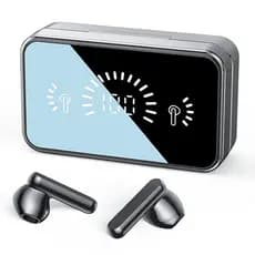 S20 Fones De Ouvido TWS Sem Fio Duplo com Case Suporte de Celular Bluetooth 5.2 IPX5 Com Microfone, Esportivo