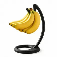 Porta Banana Suporte Mesa Premium Organizador Bancada Moderno Fruteira Minimalista Cozinha Casa