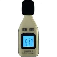 Medidor de Ruído Som Digital Decibelímetro Profissional 30-130dB LCD Alta Precisão Industria Escolas