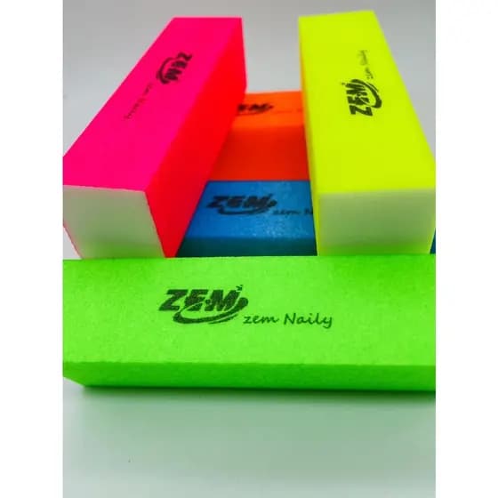Kit Lixa Bloco Polidora de Unhas Zem Naily - Acabamento Profissional e Brilho Intenso