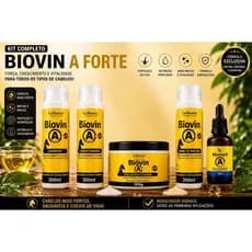 Kit Cronograma Capilar Biovin Monovit A Crescimento Rápido L&BEAUTY Completo