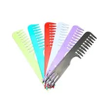 KIT 3 Pentes Jacaré Cabelo Corte Blindado Uso Domestico e Profissional Resistente Desembaraça