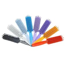 Kit 3 Escovas Noemi Varias Cores Cabelo Desembaraça sem Quebrar os Fios Pentear