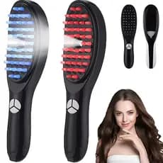 Escovas Capilares com LED 4 em 1 – Massagem Relaxante e Cuidado Diário do Couro Cabeludo